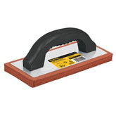 Flota de goma 3/4" acabado aspero con mango plastico pretul